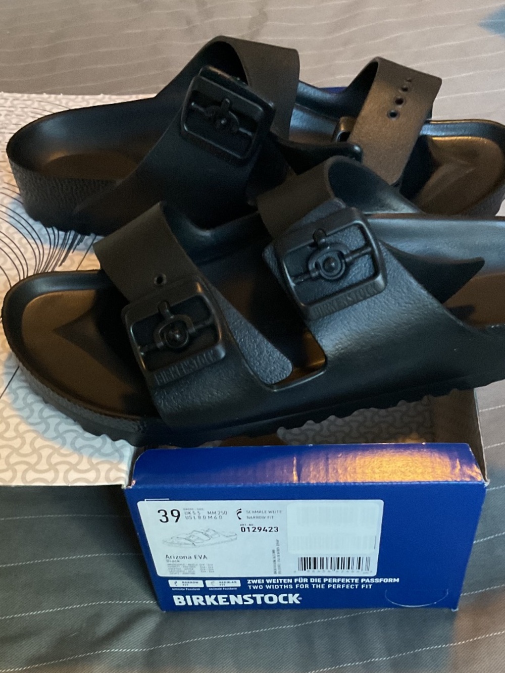 NWT Arizona EVA Birkenstalks men 6 woman’s 8